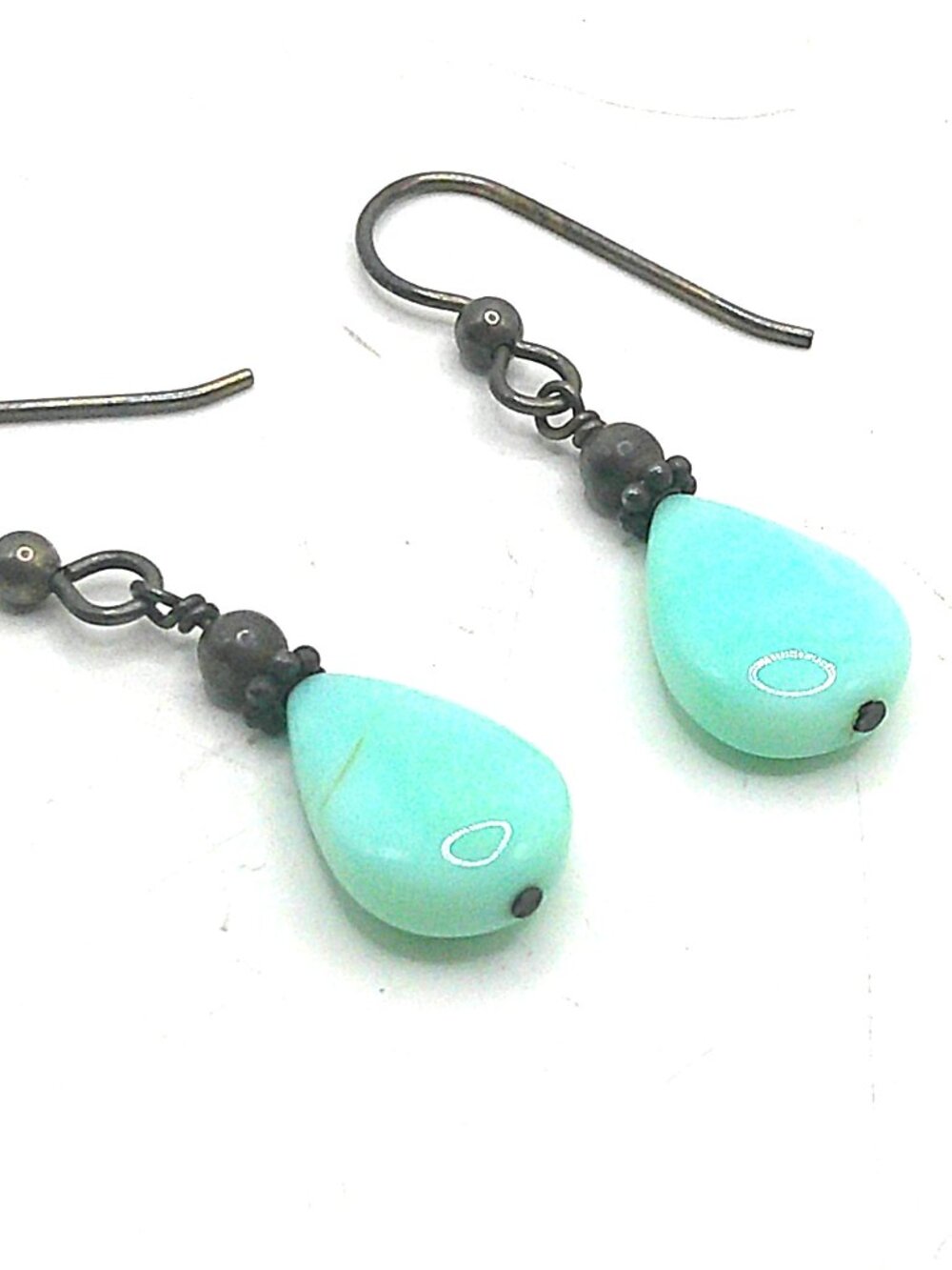 Larimar and Sterling Silver Dangles